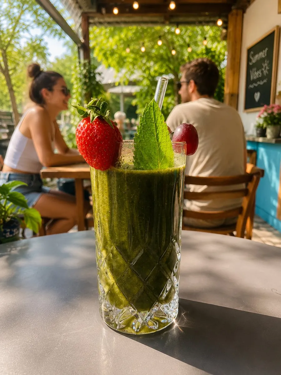 Frischer grüner Smoothie